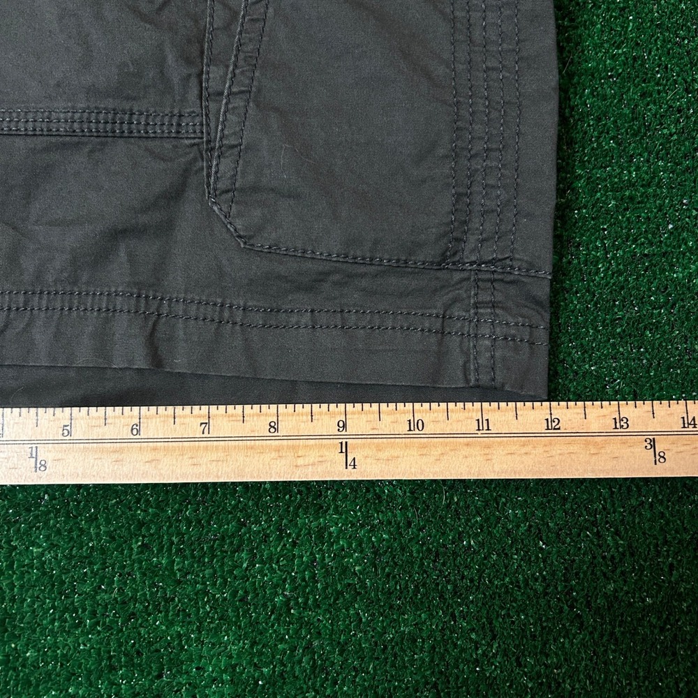 Denali Cargo Shorts Mens 38 Dark Grey Cotton Blend Stretch Utility Hiking Shorts - Picture 10 of 12